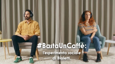 Il messaggio di #BastaUnCaffè di Bialetti passa per una sorta di esperimento sociale raccontato in un video