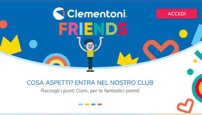 Arriva Clementoni FRIENDS: un programma di fidelizzazione dedicato a consumatori e negozianti