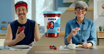 La campagna Zuegg con protagonista, per la prima volta, la linea di prodotti Zero Zuccheri Aggiunti