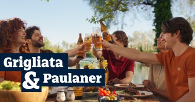 La nuova campagna Paulaner suggerisce di bere la propria birra lager nei momenti di condivisione